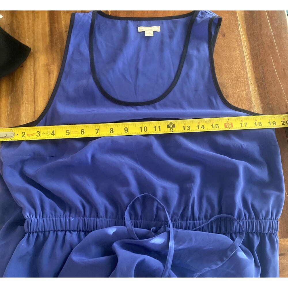 Gap Women Blue Casual Dress M, Colleen Tank In Powerful Blue - Picture 8 of 10